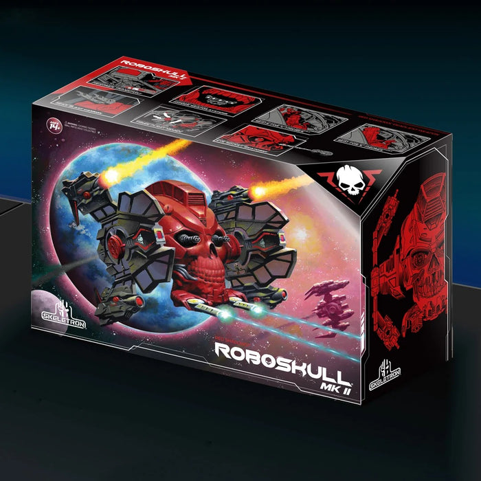 [PREORDER] ROBOSKULL MKII with 4" BLOOD WOLF (1/18 or 1/12 Scale) | Action Figure | Skeletron