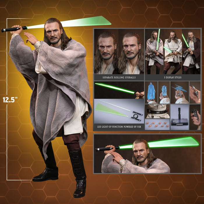 [PREORDER] Qui-Gon Jinn MMS880 | Sixth Scale Figure | Hot Toys