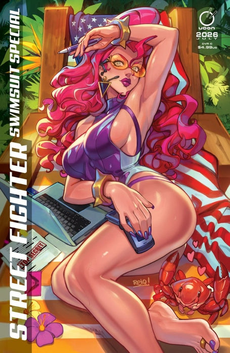 [PREORDER - On Sale 07/22/2026] 2026 Street Fighter Swimsuit Special #1 (Set of 4 Covers) | Udon Comics