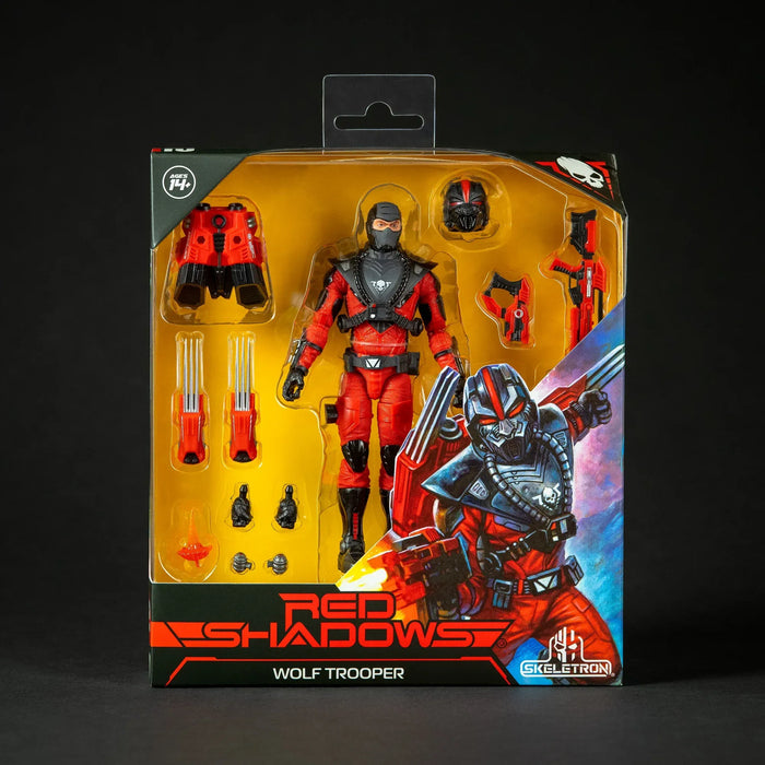 Red Shadows 6" WOLF TROOPER (1/12 Scale) | Action Figure | Skeletron