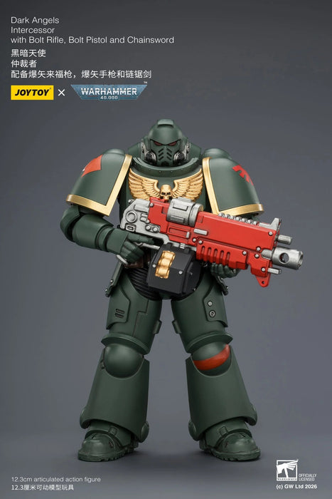 [PREORDER]  Space Marine Intercessor with Bolt Rifle, Bolt Pistol and Chainsword (Warhammer 40K) | 1/18 Action Figure | JOY TOY