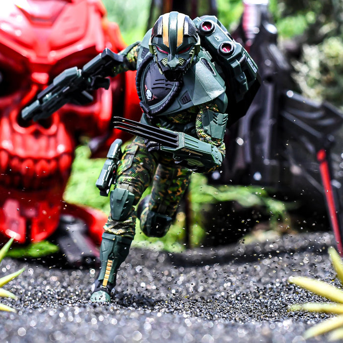 Red Shadows 6" JUNGLE WOLF TROOPER (1/12 Scale) | Action Figure | Skeletron