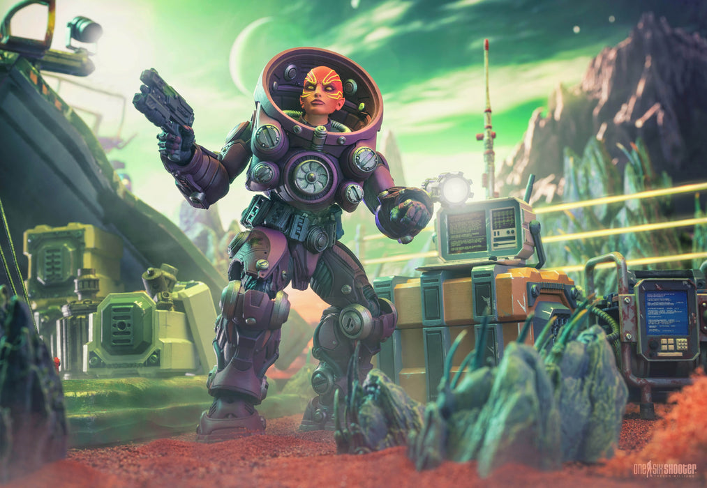 Uularia Speer (OxKrewe - Book One, Thraxxon) | Cosmic Legions Action Figure | Four Horsemen