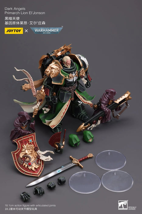 [RE-RUN PREORDER] Dark Angels Primarch Lion El Jonson-Warhammer 40K | Action Figure | Joy Toy