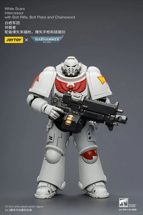 [PREORDER]  Space Marine Intercessor with Bolt Rifle, Bolt Pistol and Chainsword (Warhammer 40K) | 1/18 Action Figure | JOY TOY
