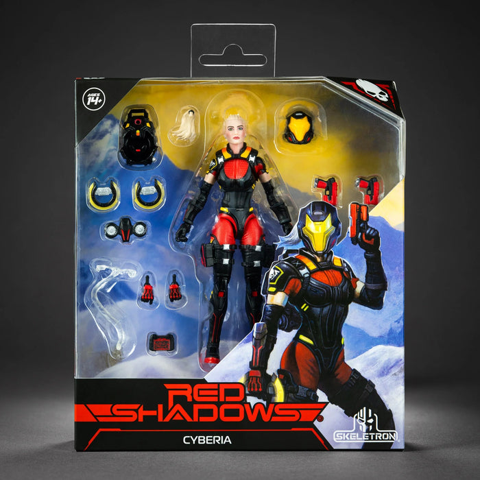 [PREORDER] Red Shadows 6" CYBERIA (1/12 Scale) | Action Figure | Skeletron
