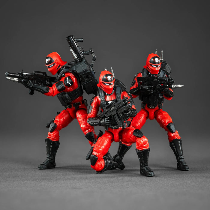 Red Shadows 4" ASSAULT TROOPER (1/18 Scale) | Action Figure | Skeletron