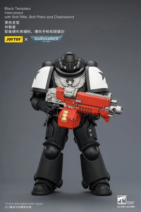 [PREORDER]  Space Marine Intercessor with Bolt Rifle, Bolt Pistol and Chainsword (Warhammer 40K) | 1/18 Action Figure | JOY TOY