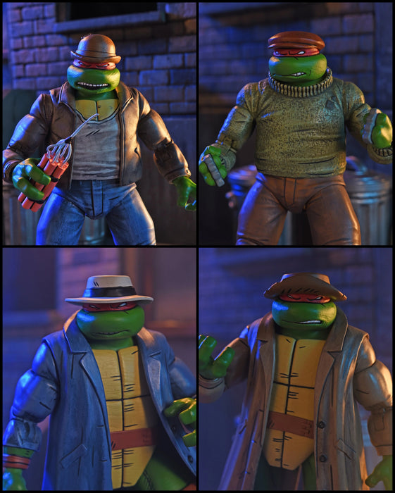 Teenage Mutant Ninja Turtles (Mirage Comics) - Gangster Turtles 7” Scale Action Figure 4-Pack