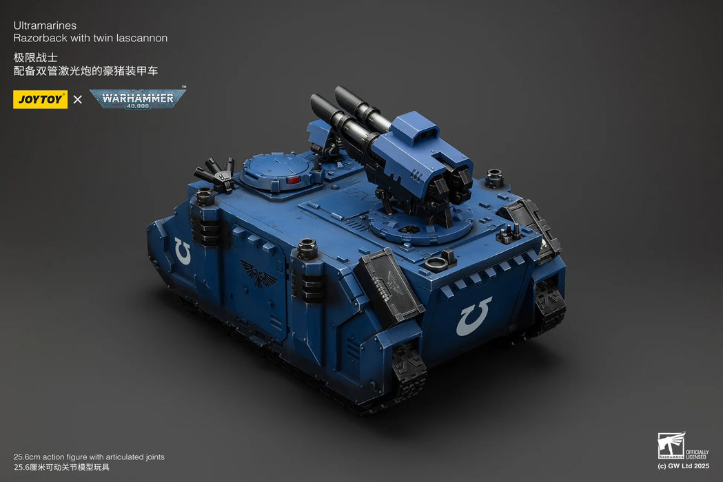Ultramarines Razorback with twin lascannon (1/18 warhammer 40k) | Action Figure | JOYTOY