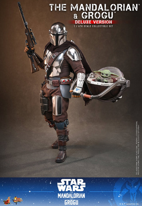 [PREORDER] The Mandalorian™ and Grogu™ (Deluxe Version) MMS872 | Sixth Scale Figure | Hot Toys