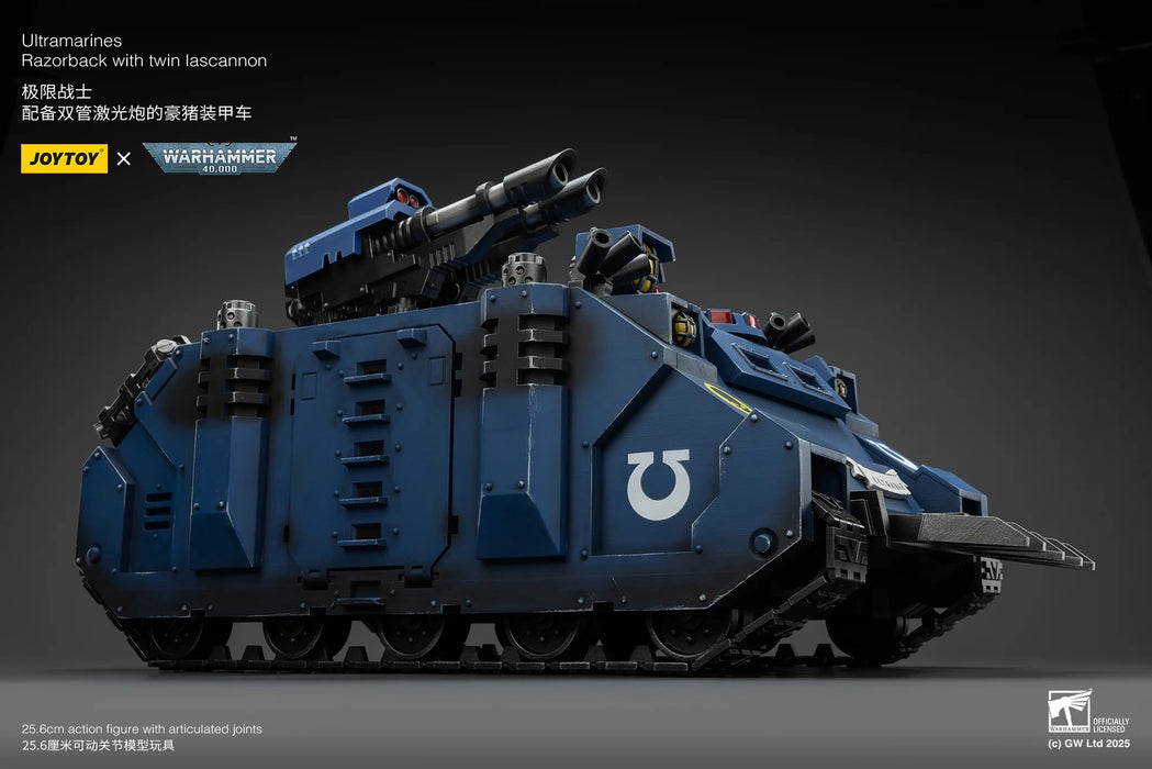 Ultramarines Razorback with twin lascannon (1/18 warhammer 40k) | Action Figure | JOYTOY
