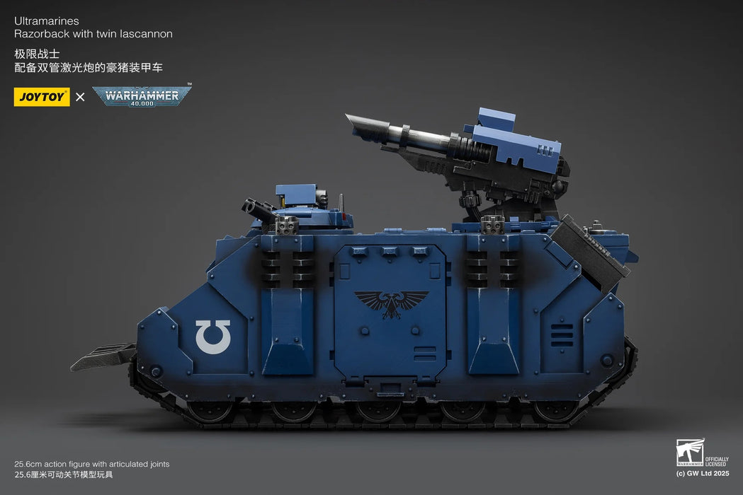 Ultramarines Razorback with twin lascannon (1/18 warhammer 40k) | Action Figure | JOYTOY