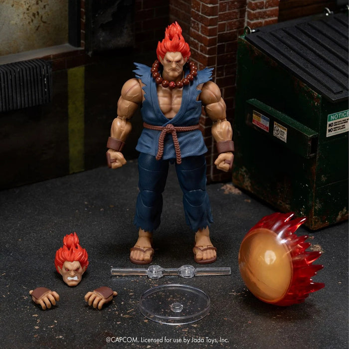 [PREORDER] Ultra Street Fighter II Akuma 6-Inch Scale Action Figure | Jada Toys Street Fighter Action Figures