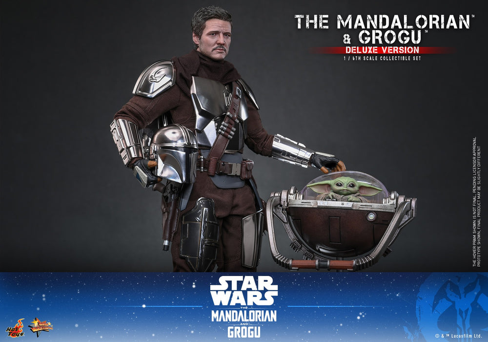 [PREORDER] The Mandalorian™ and Grogu™ (Deluxe Version) MMS872 | Sixth Scale Figure | Hot Toys