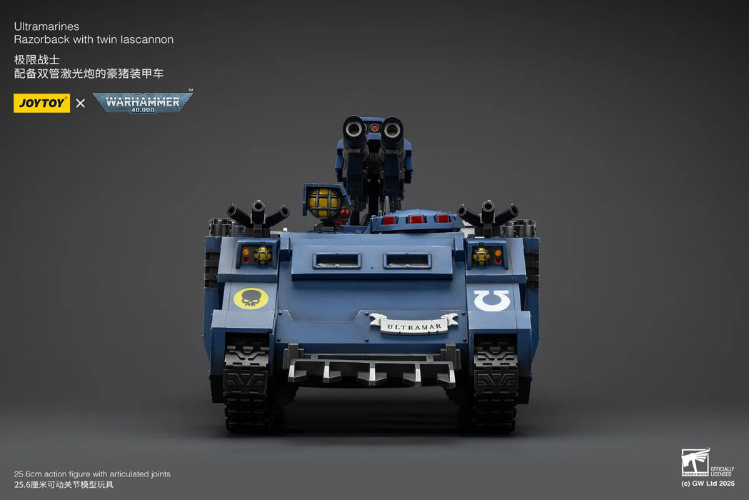 Ultramarines Razorback with twin lascannon (1/18 warhammer 40k) | Action Figure | JOYTOY