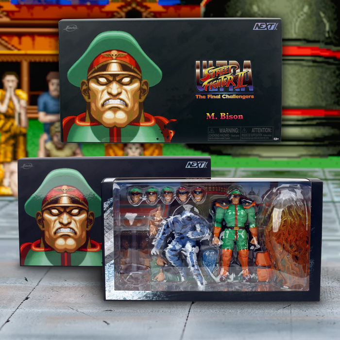 Ultra Street Fighter II M. Bison 1/12 Scale Action Figure Deluxe Player 2 (Exclusive) | Jada Toys