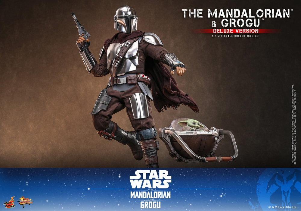 [PREORDER] The Mandalorian™ and Grogu™ (Deluxe Version) MMS872 | Sixth Scale Figure | Hot Toys