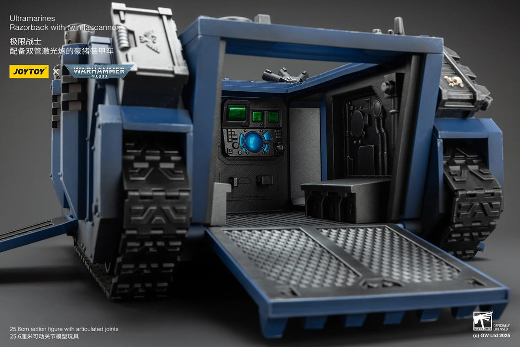 Ultramarines Razorback with twin lascannon (1/18 warhammer 40k) | Action Figure | JOYTOY