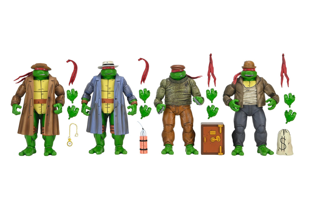 Teenage Mutant Ninja Turtles (Mirage Comics) - Gangster Turtles 7” Scale Action Figure 4-Pack