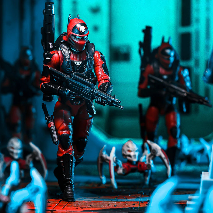 Red Shadows 4" ASSAULT TROOPER (1/18 Scale) | Action Figure | Skeletron