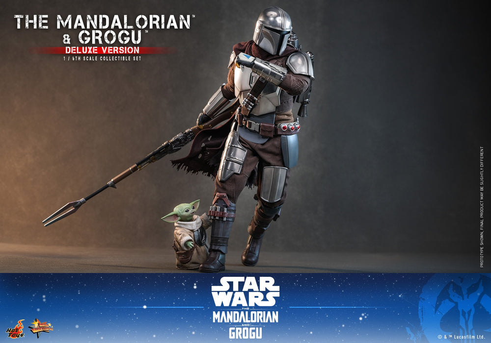 [PREORDER] The Mandalorian™ and Grogu™ (Deluxe Version) MMS872 | Sixth Scale Figure | Hot Toys