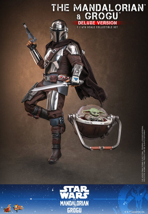 [PREORDER] The Mandalorian™ and Grogu™ (Deluxe Version) MMS872 | Sixth Scale Figure | Hot Toys