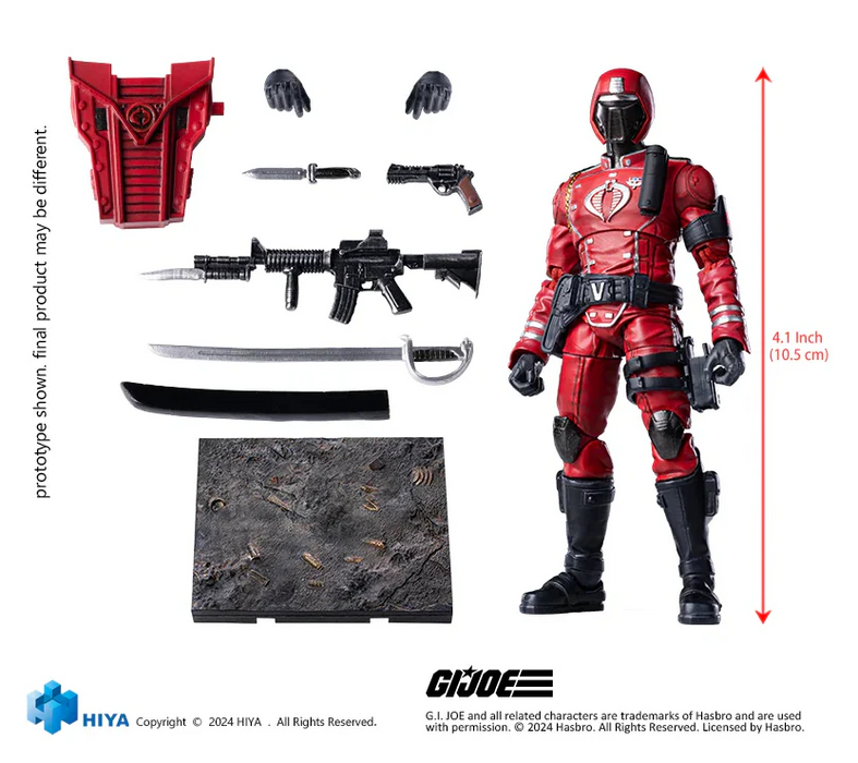 G.I.Joe Crimson Guard (1/18 Scale) | Action Figure | HIYA Toys