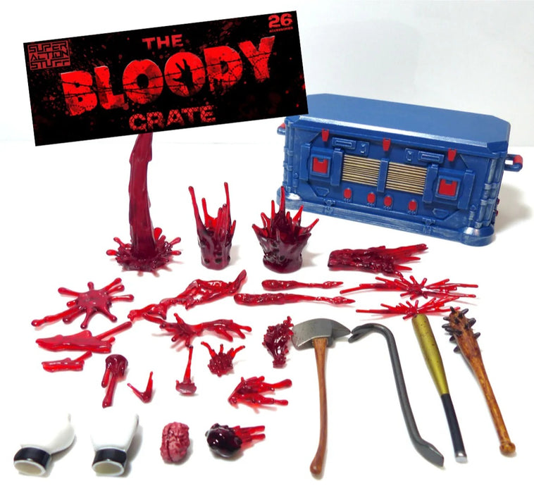 The Bloody Crate | Action Figure Accessories | Super Action Stuff
