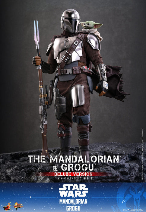 [PREORDER] The Mandalorian™ and Grogu™ (Deluxe Version) MMS872 | Sixth Scale Figure | Hot Toys