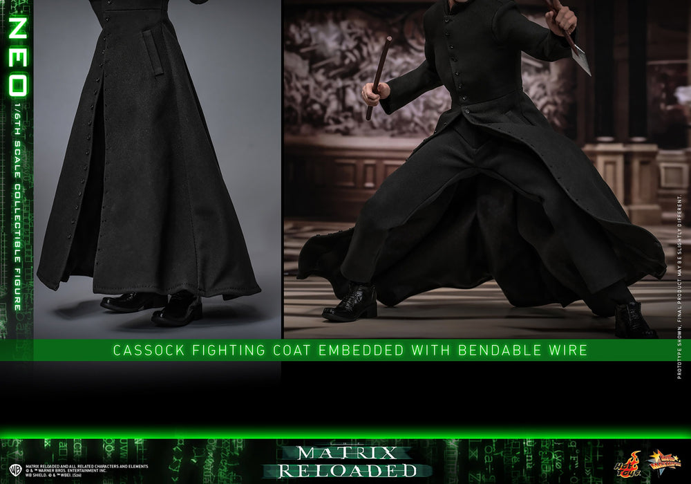 [PREORDER] Neo (Matrix Reloaded) MMS868 | Sixth Scale Action Figure | Hot Toys