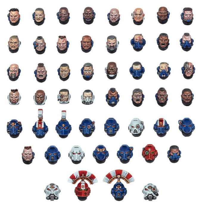 Space Marine Heads | Warhammer 40,000 | Games Workshop