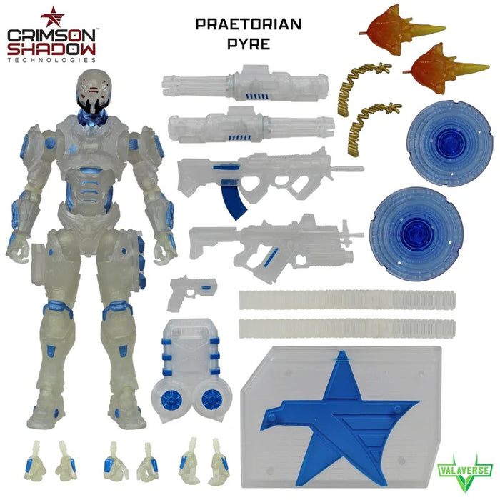 Action Force Crimson Shadow Technologies Praetorian Pyre (Exclusive) | 1/12 Scale Action Figure | Valaverse