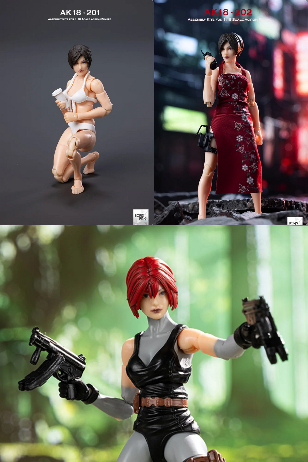 BP Assembly Kits AK Series (AK18-201, 202A, 203A)- Action Figure