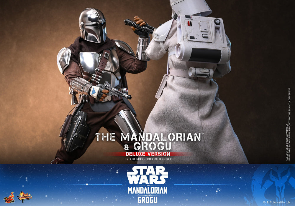 [PREORDER] The Mandalorian™ and Grogu™ (Deluxe Version) MMS872 | Sixth Scale Figure | Hot Toys