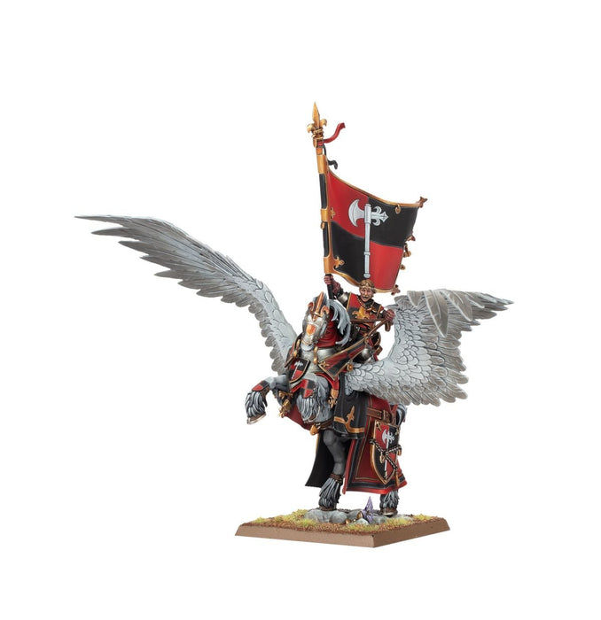 Battle Standard Bearer On Royal Pegasus | Kingdom Of Bretonnia | Warhammer: The Old World