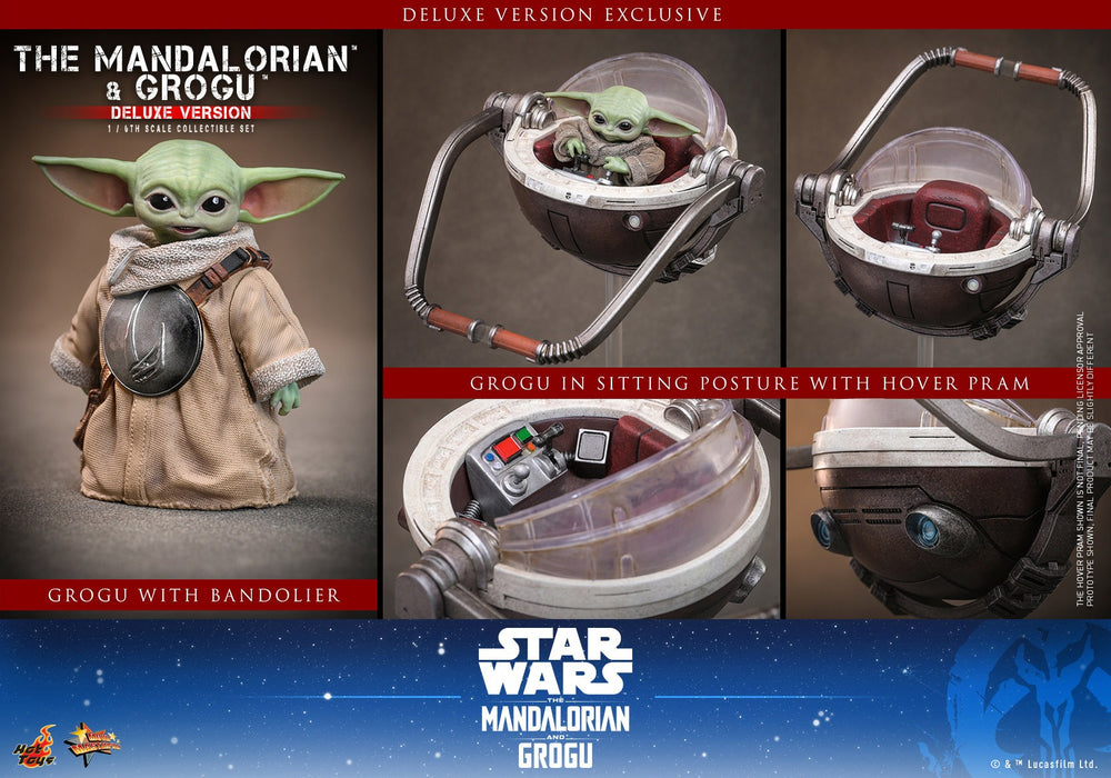 [PREORDER] The Mandalorian™ and Grogu™ (Deluxe Version) MMS872 | Sixth Scale Figure | Hot Toys