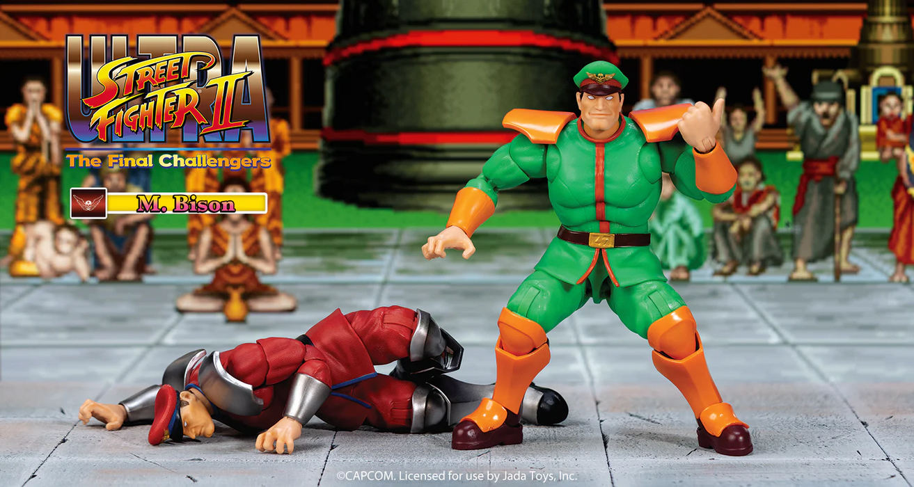 Ultra Street Fighter II M. Bison 1/12 Scale Action Figure Deluxe Player 2 (Exclusive) | Jada Toys