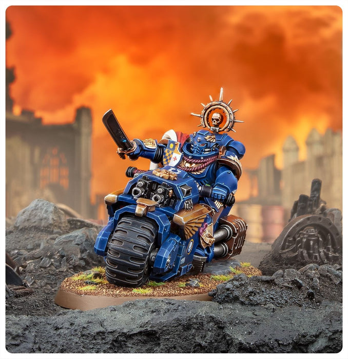 Captain on Bike | Space Marines | Warhammer 40,000