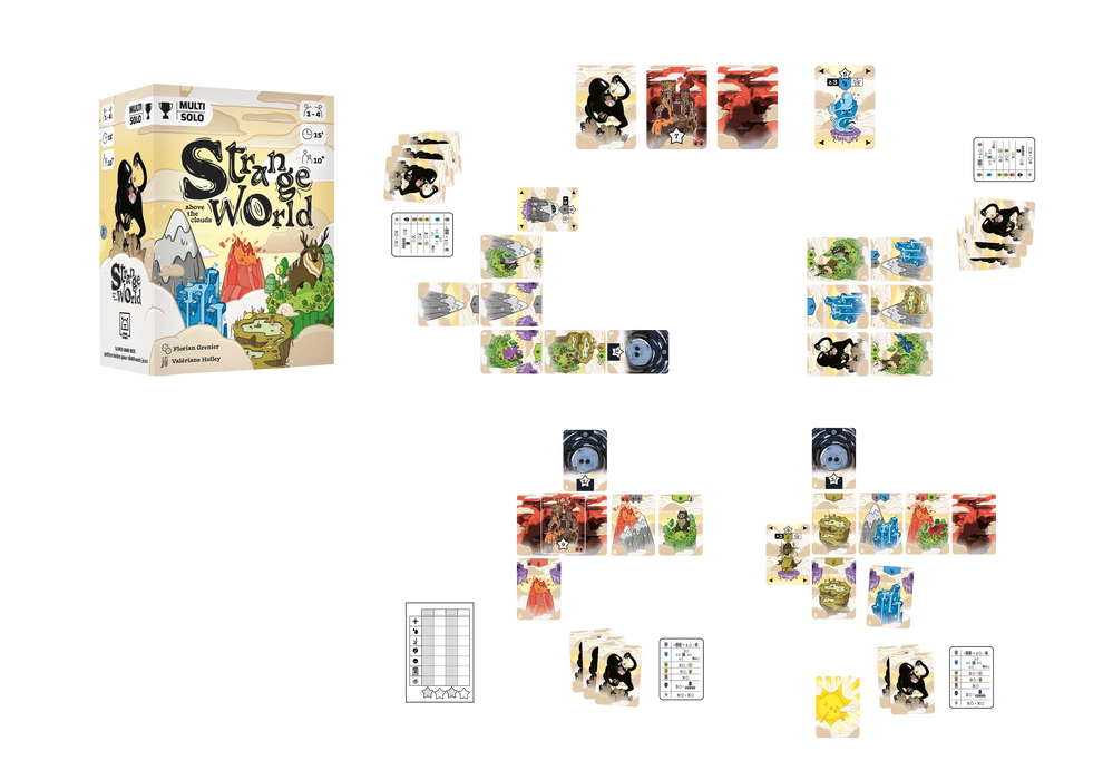 Strange World Above the Clouds | Boardgame | GRRRE Games
