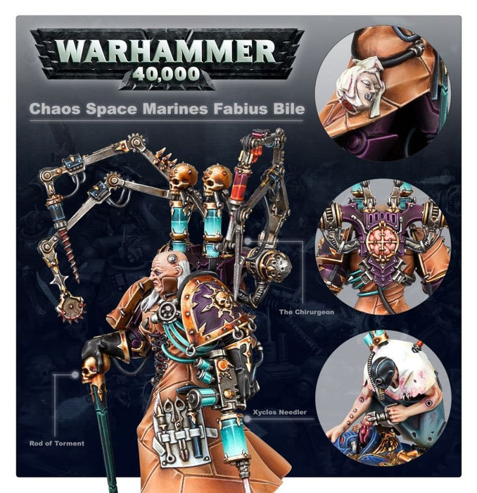 Fabius Bile | Chaos Space Marines | Warhammer 40,000