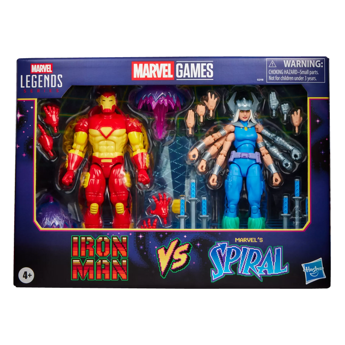 [PREORDER] Marvel Legends Series Marvel Games Iron Man vs Marvel’s Spiral | Action Figures | Hasbro
