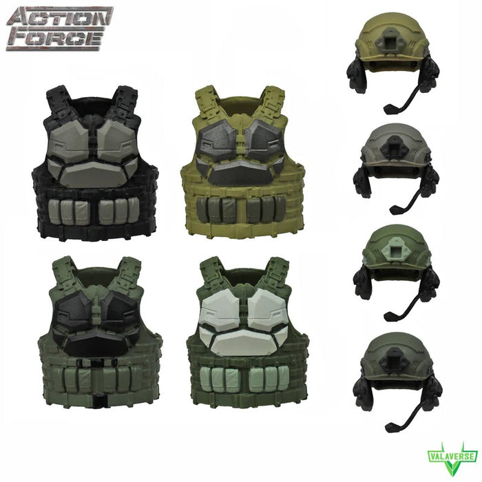 Tactical Field Gear Tin Set | 1/12 Scale Action Figure Accessories | Valaverse