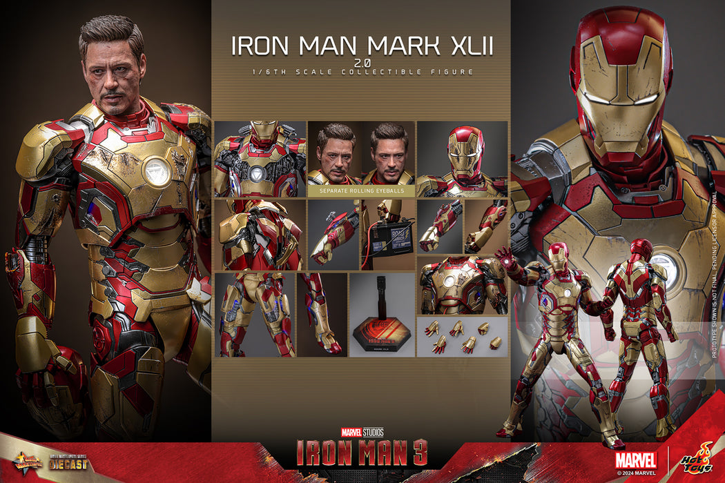 [PREORDER] Iron Man Mark XLII (2.0) Sixth Scale Figure