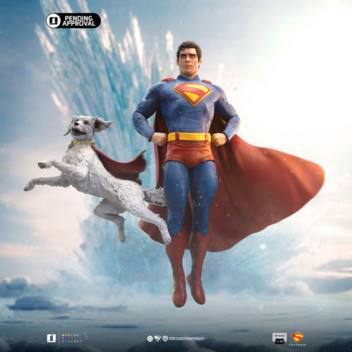 Superman & Krypto 1:10 Scale Statue