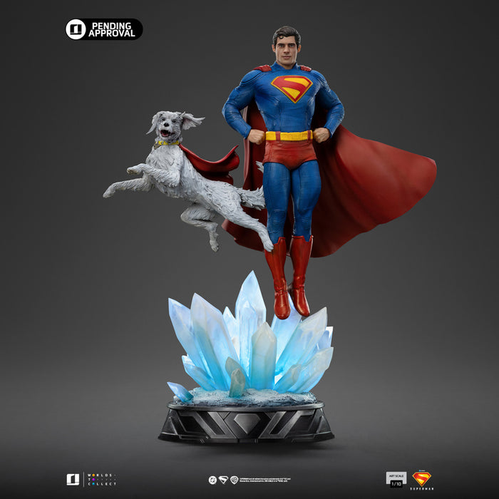 Superman & Krypto 1:10 Scale Statue