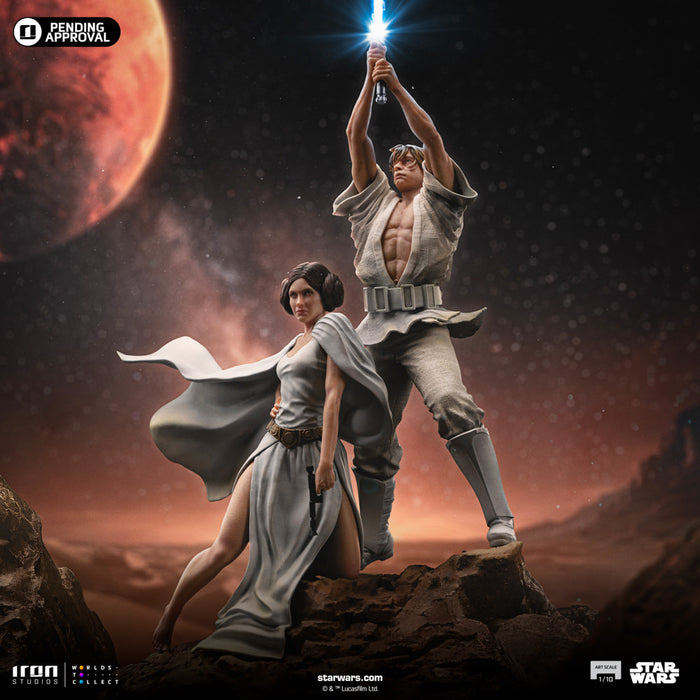 [PREORDER] Luke and Leia Deluxe 1:10 Scale Statue