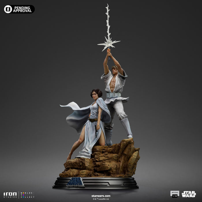 [PREORDER] Luke and Leia Deluxe 1:10 Scale Statue