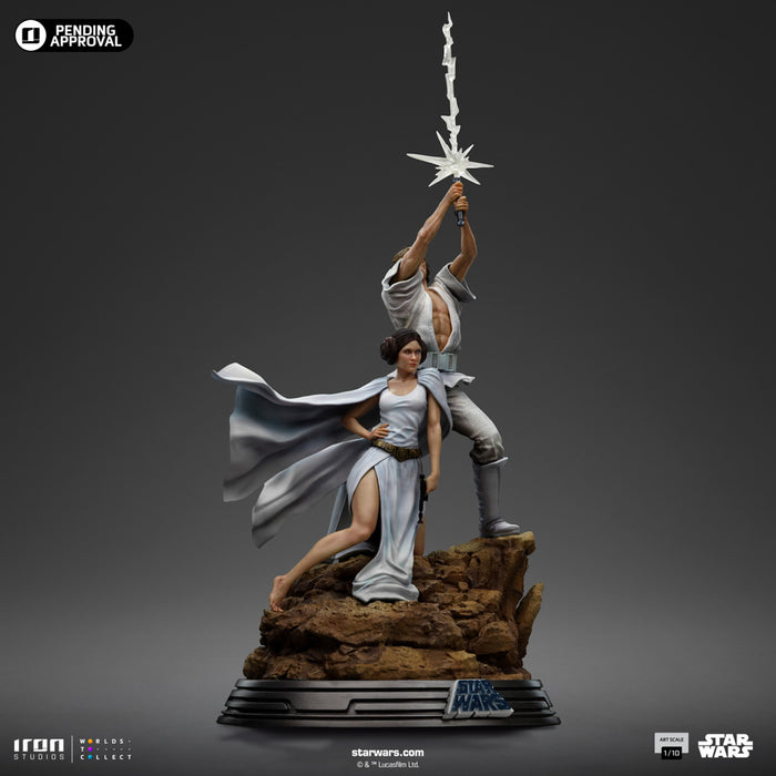 [PREORDER] Luke and Leia Deluxe 1:10 Scale Statue