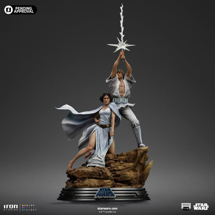 [PREORDER] Luke and Leia Deluxe 1:10 Scale Statue